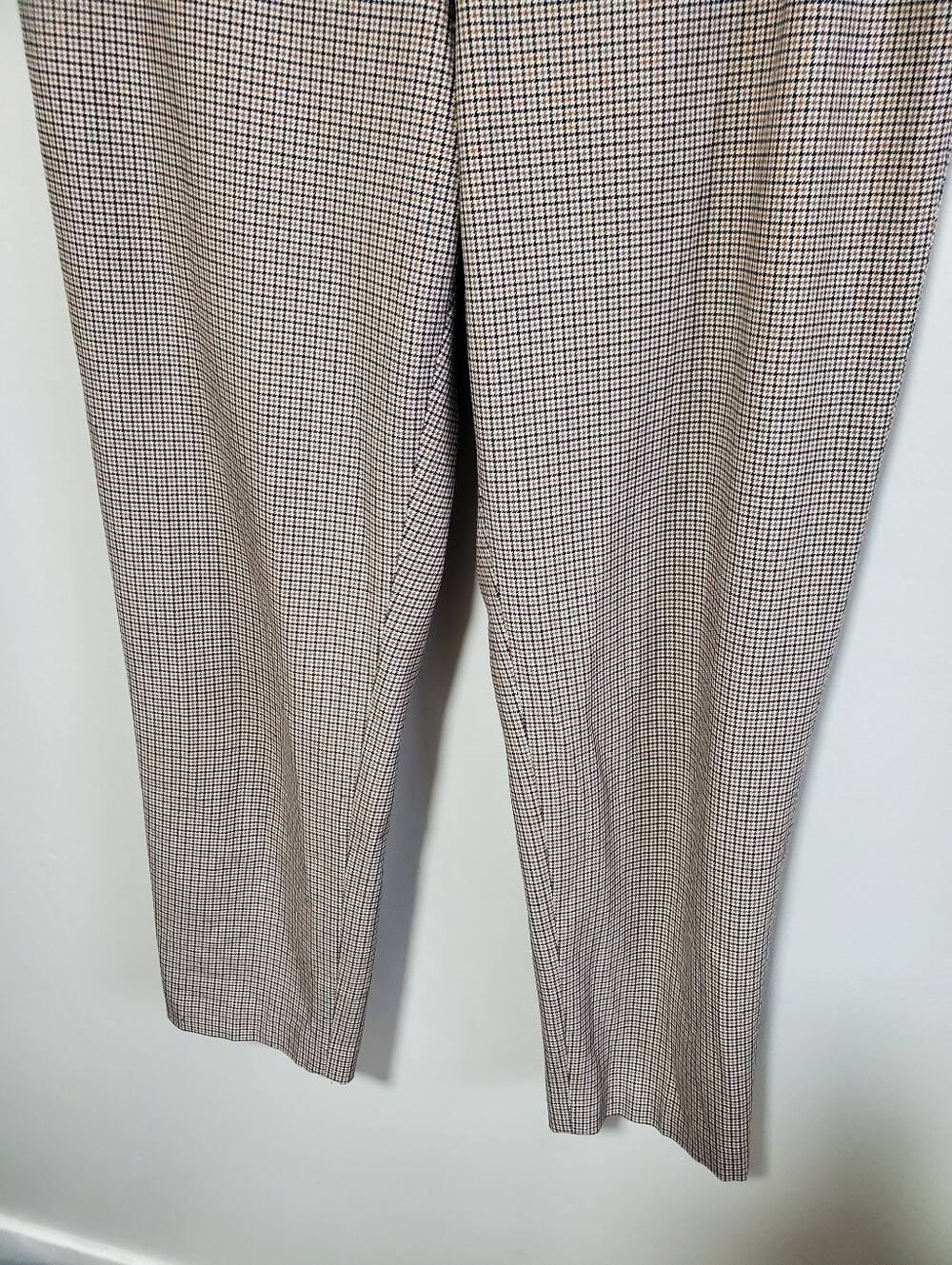 BABATON Conan 25" Cropped Pleated Dress Pants Houndstooth Sz 8 Pull-On Straight - Picture 5 of 13